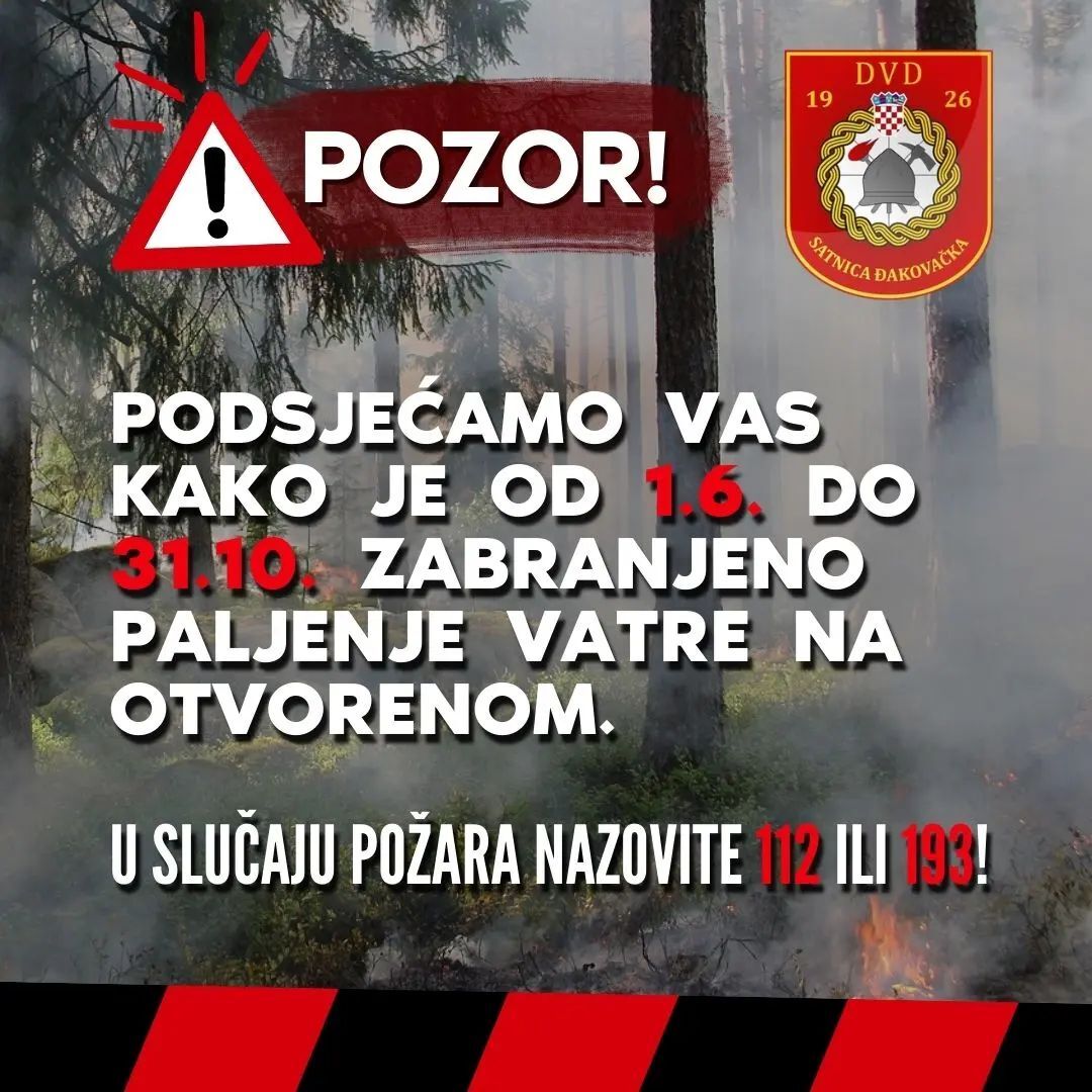 Zabrana paljenja vatre na otvorenom